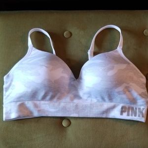Pink by Victoria's Secret Camo Bra Lg